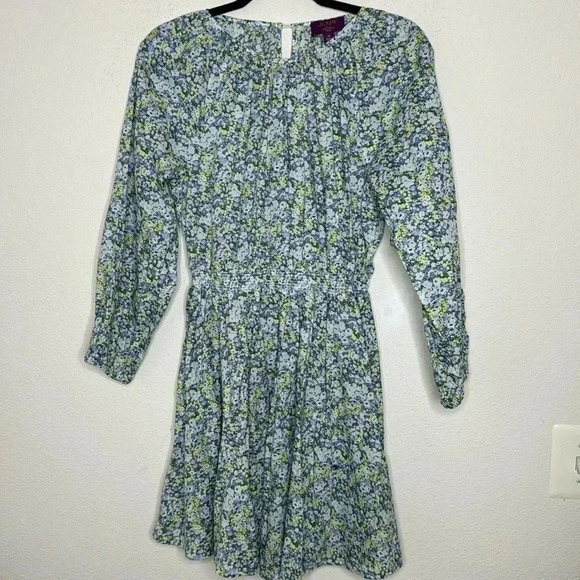 J. Crew Liberty Palermo Smocked Waist Mini Dress Thorpe Hill Medium NWOT - Picture 2 of 5